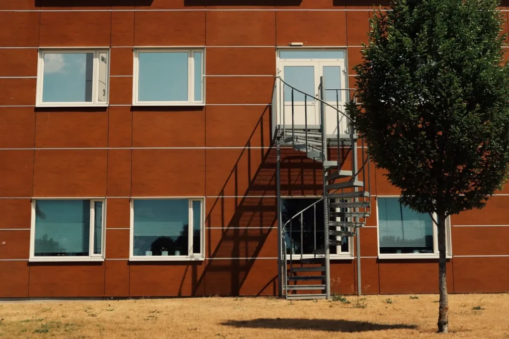 Communal staircase in a block of flats